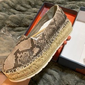 Carlos Santana NEW snakeskin platform sneakers